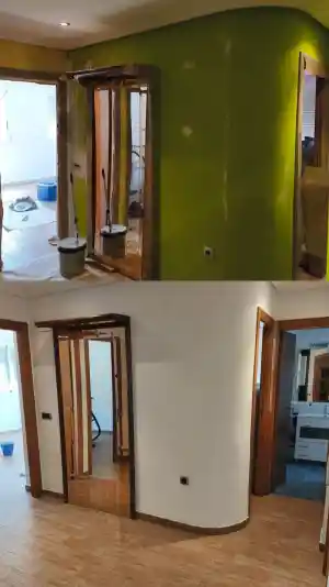 Cambio radical, de verde llamativo a un blanco neutro.jpg