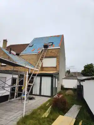 Complexe dak pannen dak 110m2 met platte dak 30m2.jpg
