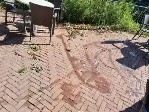 Kauwgom verwijdering bij het Hapje snacks Zuiderpark.jpg