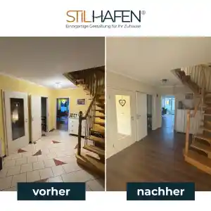 Verlegen von Designbelag und Anstrich der Wände und Decken .jpg