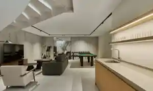 New Build Project in El Vinyet. A Villa on a Corner Plot in Travertine.jpg