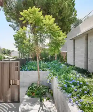 New Build Project in El Vinyet. A Villa on a Corner Plot in Travertine.jpg