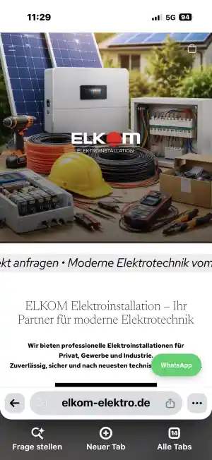 Firmenwebsite für Elkom Elektrotechnik.jpg