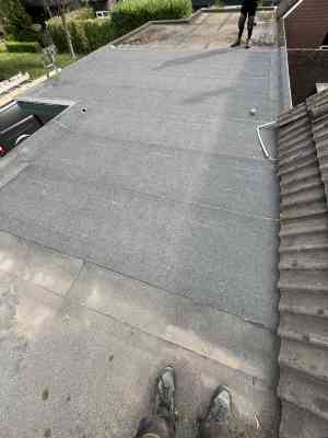Bitumen dak renovatie d.m.v het branden van een nieuwe toplaag..jpg